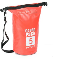 Decopatent® Waterdichte Tas - Dry bag - 5L - Ocean Pack - Dry Sack - Survival Outdoor Rugzak - Drybags - Boottas - Zeiltas - Rood