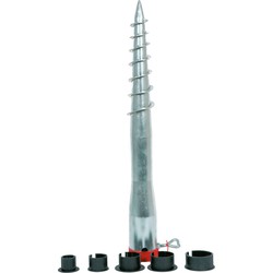 Lesli Living Parasolharing - staal - D6,5 cm x H58 cm - grondpen - Parasolvoeten