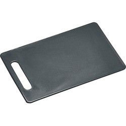Kunststof keuken snijplank - grijs - 15 x 24 cm - Keuken benodigdheden - Snijplanken