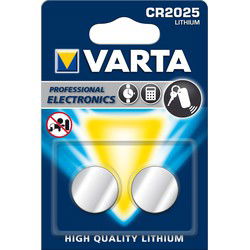 Varta CR2025 Knoopcelbatterijen 2 Stuks