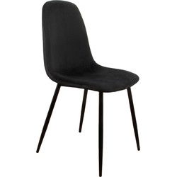 PoleWolf - Blossom chair black - Velvet - Black