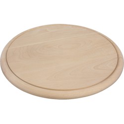 Set van 8x stuks houten serveerplankjes rond 25 cm - Serveerplanken