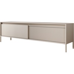 Meubella TV-Meubel Saran - Beige - 187 cm