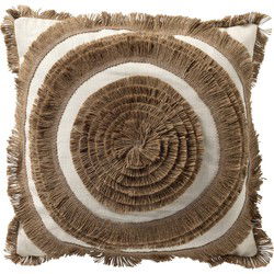 Dutch Decor LEI - Sierkussen 45x45 cm - Natural - bruin - Dutch Decor