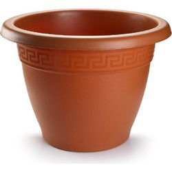 Plasticforte Plantenpot - terracotta bruin - 50x40 cm - kunststof - Plantenpotten