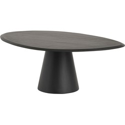 Salontafel 120, geometrisch, Black