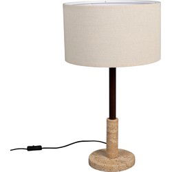 Dutchbone Jackon Vloerlamp/ Staande lamp Travertin