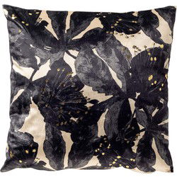 Dutch Decor MOSI - kussenhoes 45x45 cm - Brazillian Sand - zwart en beige - Dutch Decor