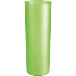 Juypal longdrink glas - 6x - groen - kunststof - 330 ml - herbruikbaar - Drinkglazen