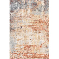  Buitenkleed - Balkon, Terras, Keuken - Modern Abstract Tapijt SAMIRA - Rood/Blauw - 120x170 cm