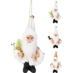 Mini kerstman hangdeco 13 cm kerstversiering I