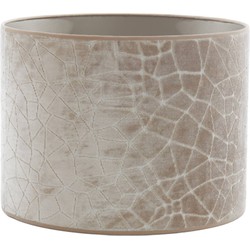 Light & Living - kap - Kassei - bruin - textiel - Ø 40cm - E27 - 2240816