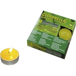Citronella waxinelichtjes - 27x - 3 branduren - citrusgeur - geurkaarsen
