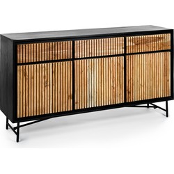 Furntastik Beja Dressoir, 160 cm, Acacia pure