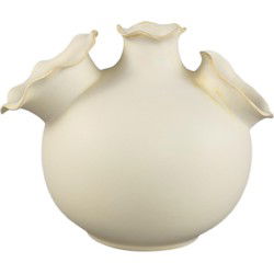 PTMD Vaas Umme - 22x17x18 cm - Keramiek - Creme