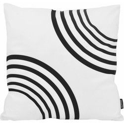 Sierkussen Black Shapes #3 | 45 x 45 cm | Katoen/Polyester