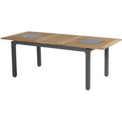 Alu/tk table240/180x100 granit