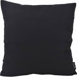 Uni Zwart | 45 x 45 cm | Kussenhoes | Katoen / Polyester