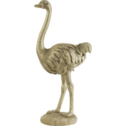 Light&living Ornament 31x18,5x66 cm OSTRICH licht goud