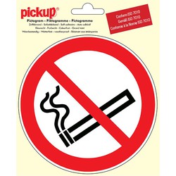 Pictogram rond 15cm Verboden te roken