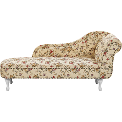 Beliani NIMES - Chaise longue-Multicolor-Polyester