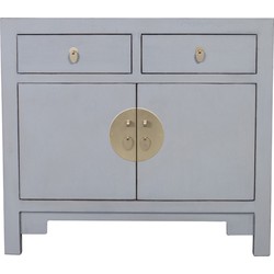 Fine Asianliving Chinese Kast Pastel Grijs - Orientique Collection