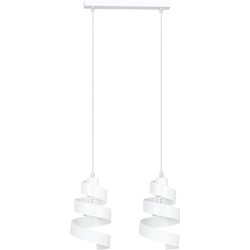 moderne hanglamp Lisi Wit 2-lichts