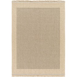  Buitenkleed - Balkon, Terras, Keuken - Jute-Look Tapijt PENNY - Beige/Zwart - 120x170 cm 