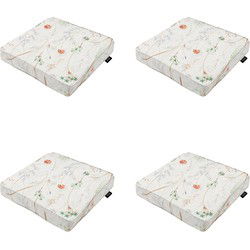 Madison -  Zitkussen Donna natural canvas eco+ - Ca. 40x40 cm - Set van 4