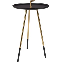 Housecraft Living Rumbi Bijzettafel Goud/Zwart