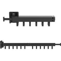 Wasophoogte Wasophoogte® Wanddroogrek Pivot 2R - Zwart