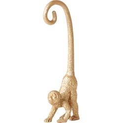 Kolibri Home | Ornament - Decoratie beeld Monkey long tail - Gold