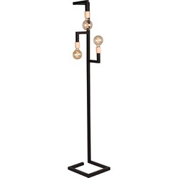 LABEL51 Vloerlamp Loco - Zwart - Metaal