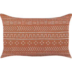 ORLAYA  - Sierkussen - Oranje - 55 x 35 cm - Katoen