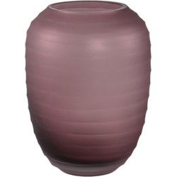 PTMD Vaas Nadah - 17x12x22 cm - Glas - Roze