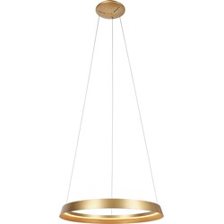 Steinhauer hanglamp Ringlux - goud - metaal - 60 cm - ingebouwde LED-module - 3692GO