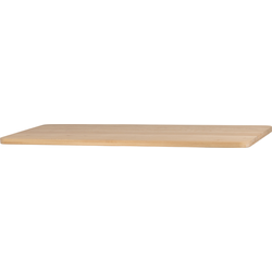 WOOOD Tablo Tafelblad Curved - Eiken - Naturel - 5x199x88