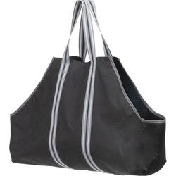 ShelterLogic® polyester brandhoutzak beuken | Zwart | 23 kg