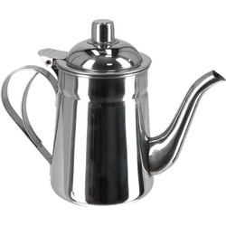 Metalen theepot RVS 1 liter - Theepotten