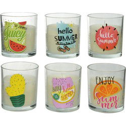 Citronella in glas d8h9 cm a6