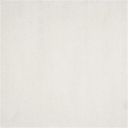 Safavieh Shaggy Indoor Woven Area Rug, California Shag Collection, SG151, in White, 122 X 122 cm