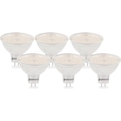 Groenovatie GU5.3 / MR16 Dimbare LED Spot 3W Warm Wit 6-Pack