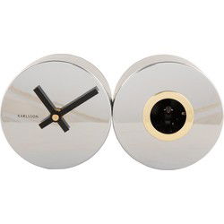 Koekoeksklok Duo Cuckoo Plated - Zilver - 26x7.2x13cm