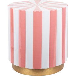 Leitmotiv - Kruk Candy Swirl - Flamingo pink & white