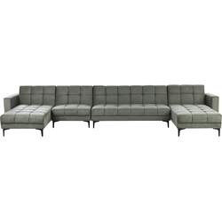 Beliani ALNES - Slaapbank-Groen-Polyester