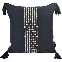 Boho Kaya Black | 40 x 40 cm | Kussenhoes | Katoen