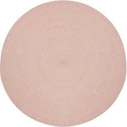 Kave Home - Rodhe rond vloerkleed 100% PET terracotta Ø 150 cm