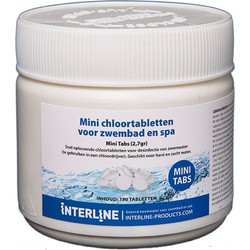 Interline Chloortabletten - Long 90 Mini Tabs 2,7 gram/180 stuks