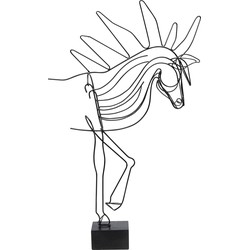 Kare Decofiguur Wire Horse 51cm