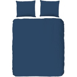 Goodmorning Dekbedovertrek UNI Denim Blue-2-persoons (200 x 200/220 cm)